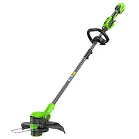 Триммер аккумуляторный Greenworks GD24LT331, 24V, 33 см, с 1хАКБ 4Ач и ЗУ 2113407UB)