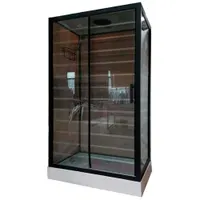 Душевая кабина Дана 56 К 120*80*215 низкий поддон, бежевые полосы