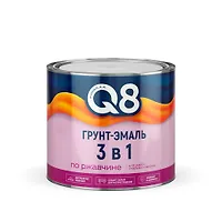 Грунт-эмаль по ржавчине Formula Q8 красно-коричневая 1,8 кг