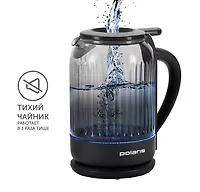 Электрочайник PWK 0701CGL Water Way Pro Черный