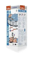 Бассейн каркасный Steel Pro Max 366х76 см, 6473 л, фильтр-насос, 56416 Bestway арт.030557