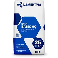 Клей для плитки BASIC 60 С0Т "HOLCIM" 25кг(1под-56шт)