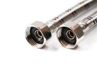 Гибкая подводка для воды VALFEX нерж.сталь 1/2" В-В 30 см (200)