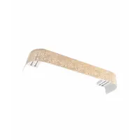Карниз LEGRAND Глэдис с поворотами 2,4 м бежевое золото (2-х рядный)