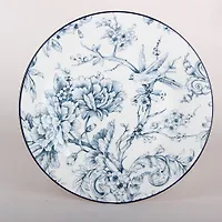 Тарелка обеденная 23см, Blue garden ZX2561-90DP
