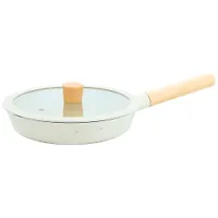 Сковорода ZEIDAN Z-90251 d 26 с крышкой Ivory