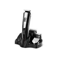 Набор для стрижки Centek CT-2133 (Black) 4 насадки, 4 гребня, база с подзарядкой