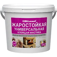 Жаростойкая универсальная клеящая мастика BITUMAST (3кг / пэ)