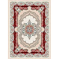 Ковер OSCAR 150*300 прям - F060A BEIGE/RED