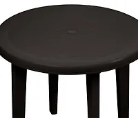 Стол пластиковый Decorona DeVeranda круглый D860мм теплый орех DC6286