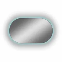 Зеркало Континент Fleur Led 600х1000 с холодной подсветкой, с бесконтактным сенсором
