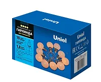 Гирлянда светодиодная «Лампочки» ULD-S1800-010/STB/3AA WARM WHITE IP20 BULBS UL-00008421