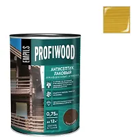 Антисептик лаковый атмосферостойкий алкидный PROFIWOOD калужница (0,7кг.)