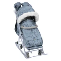 Коляска комбинированная Nika Ника детям 7-5SK НД7-5SK/СР серая
