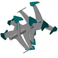 Фреза "гусиныелапки" (диам.400, HEX24) STIMUL