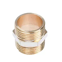 Ниппель ОТМО 3/4" Нр-Нр лат.никел.(240 шт.)