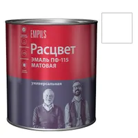 Эмаль "Расцвет" "Универсальная" белая матовая 2.7 кг. (2320)