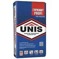 Наливной пол Юнис Горизонт Profi цементно-полимерный (20 кг)(1поддон-64шт)