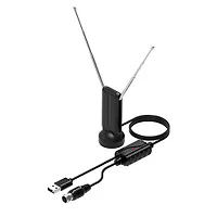 Антенна комнатная DVB-T2 и ДМВ активная Сигнал SAI-300, 20дБ, кабель 2м