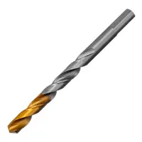Сверло спиральное по металлу 9 x 125мм, Р6М5, Golden Tip // Denzel арт.718241