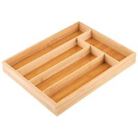 Лоток для столовых приборов BAMBOO, 37*30*4,5 см (бамбук) арт.105122