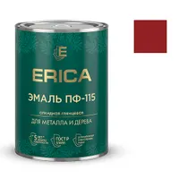 Эмаль ПФ-115 ERICA глянцевая вишневая 1,8 кг