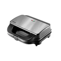 Контактный гриль Centek CT-1452, 900 Вт <285х152> 3 сменные пластины гриль/вафл/сэндв, LED, антиприг
