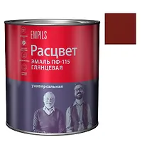 Эмаль "Расцвет" "Универсальная" вишневая 2.7 кг. (7064)