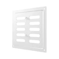 Решетка вентиляционная ERA MER регулируемая 150x154 окраш.сталь White