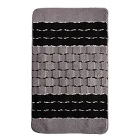 Коврик BANYOLIN SILVER из 1-шт 60х100см LINE (черный)
