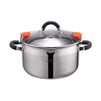 Кастрюля со стеклянной крышкой 6,1л, 24см арт.BC-2102