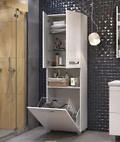Пенал PLAZA-600 с бельевой корзиной