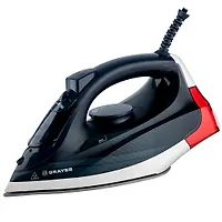 Паровой утюг BRAYER 4018BR, 2400Вт, керамич, пар 140г/мин, автооткл, 350мл, верт.отпарив.