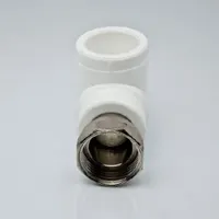 Угольник с накидной гайкой 1v 20x1/2" (метал. штуцер) C--TB Tebo