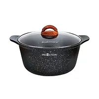 Кастрюля 2л со стеклянной крышкой, АП линия "Granit Ultra Induction" (Original) "Kukmara" кгои23а