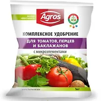 Комплексное удобрение для томатов,перцев и баклажанов с микроэлементами (1кг)
