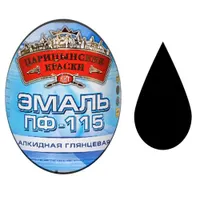 Эмаль ПФ-115 (Черная 2.7 кг "ЦАРИЦЫНСКИЕ КРАСКИ")