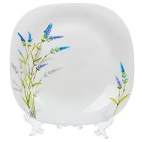 Тарелка десертная, стеклокерамика, 19 см, квадратная, Манифик, Daniks, FFP85/ 220302 (448939)