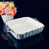 Квадратное блюдо для запекания 26см в под.уп.(х12)Фарфор арт.142-098