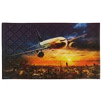 КF200-69/45 Коврик придверный фотопринт "Самолёт" 45см*75см