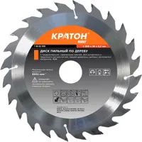 Диск пильный по дереву, чистый рез Кратон O190 х 30/20/16 х 2,2 мм, 40 Т