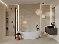 Плитка Gracia Ceramica Травертин беж низ/Travertine beige wall 03 300х600 (1,44 кв.м)