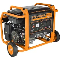 Генератор бензиновый Carver PPG-6500АM бензин (LT-188F, 5,0/5,5кВт, 220В, бак 33 л, колеса)