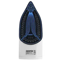 Утюг Centek CT-2350 BLUE (синий) 2600Вт, КЕРАМИЧЕСКАЯ подошва, ВЫСОКАЯ МОЩНОСТЬ, 300 мл