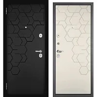 COMFORT PP (Антрацит букле, МДФ Черный мат. 9Е-184,МДФ Эмаль молоко 9Е-184) 2050х860 левая 70кг