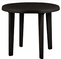 Стол пластиковый Decorona DeVeranda круглый D860мм теплый орех DC6286