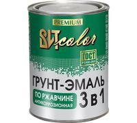 Грунт-эмаль по ржавчине ВИТ color (черная 0,8 кг  "ЦАРИЦЫНСКИЕ КРАСКИ")