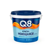 Краска ВД МОЮЩАЯСЯ Formula Q8 белоснежная 1,4 кг
