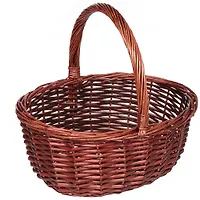Плетенка Корзина 33*26см ротанг(бамбук) с ручкой Y3-946 I.K