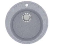 Мойка GranAlliance G-14 d-510 мм графит с сифоном